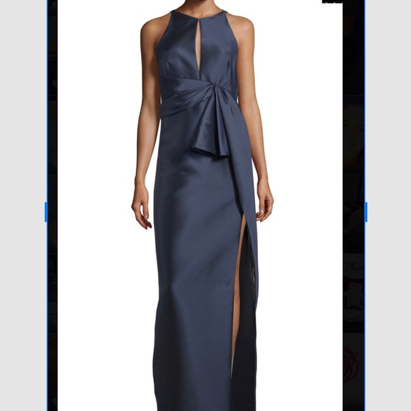 J Mendel navy gown size 6/8 - Picture 2 of 5